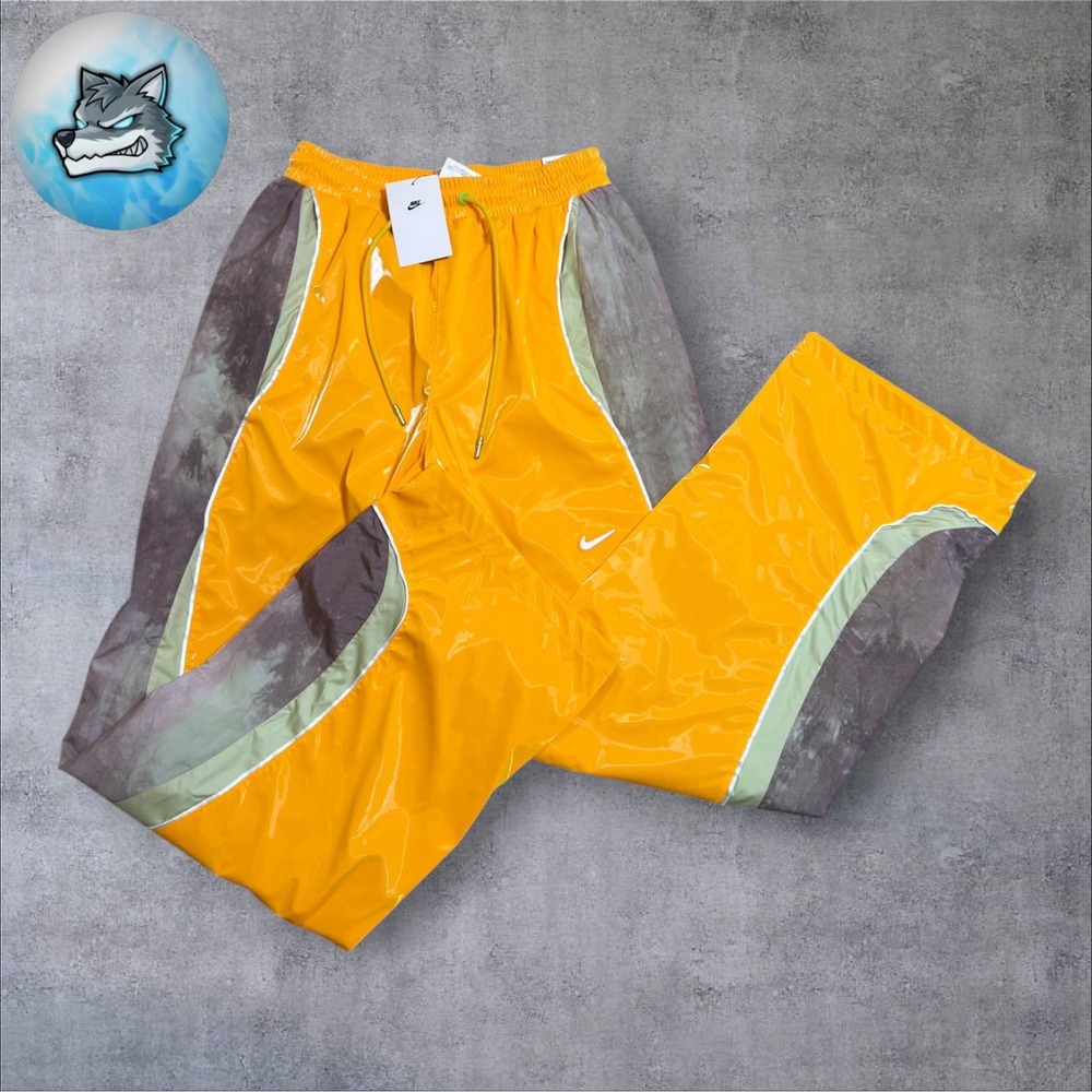 Nike Project FROG Track Pants Yellow Sundial Olive Aura Mens Size S HJ3292-717